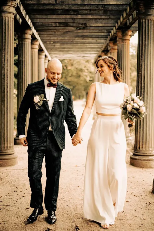 Brautkleid: Zweiteilig statt Kleid – Glücksmoment Brautmode Oldenburg